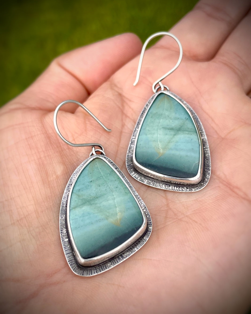 Polychrome Jasper Drop Earrings