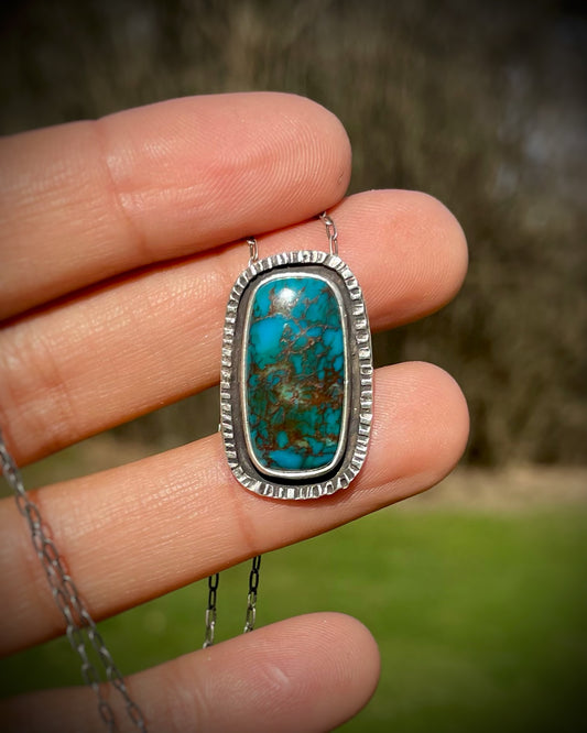 Carico Lake Turquoise Pendant