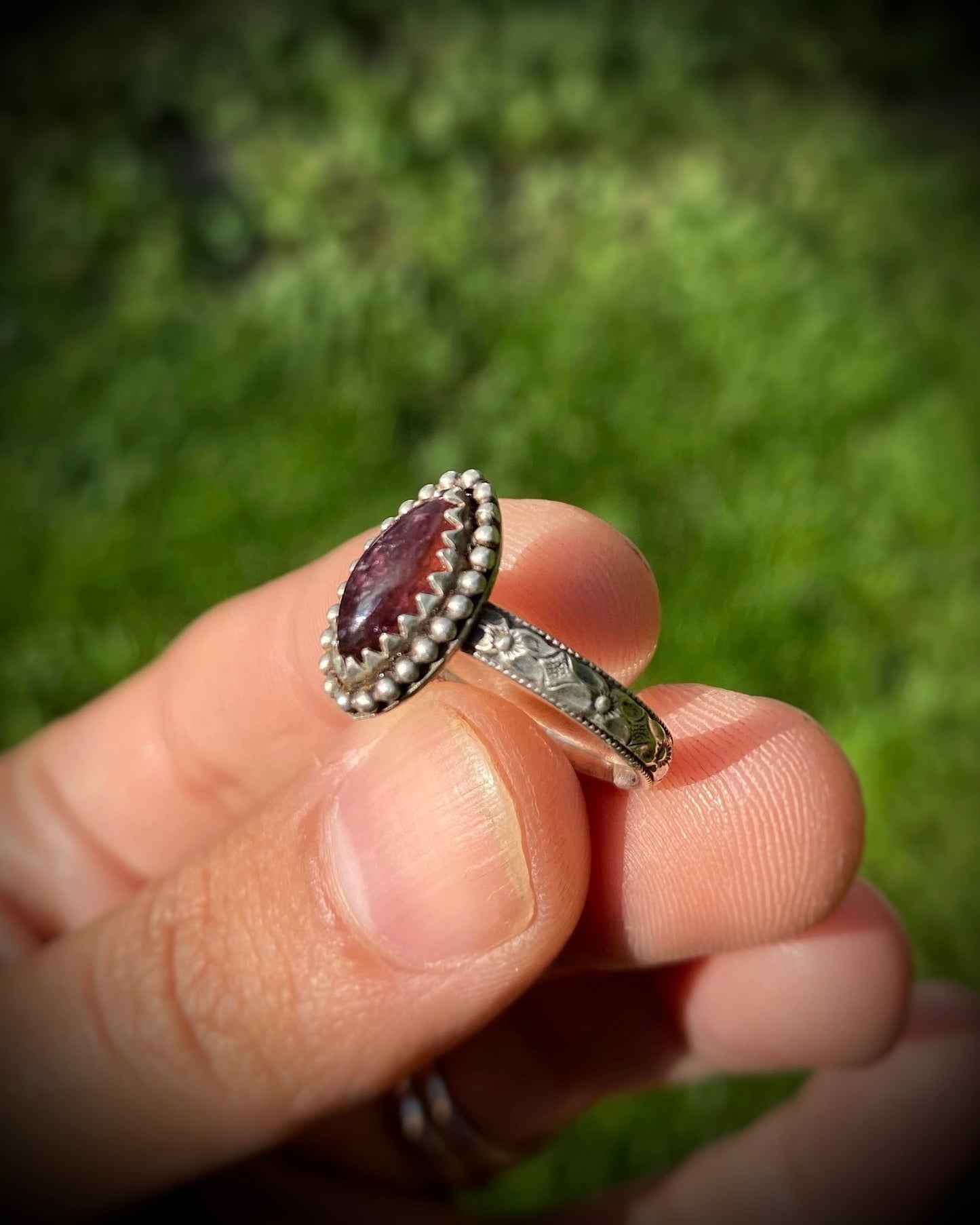 Marquise Pink Tourmaline Ring