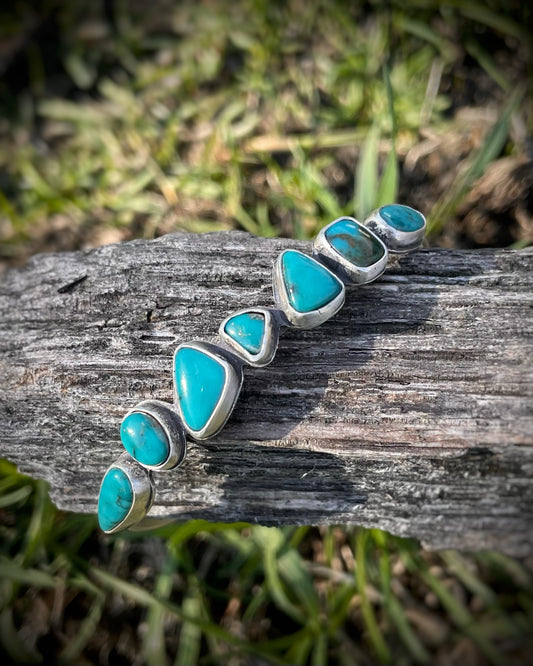 Green Tree Turquoise Cuff