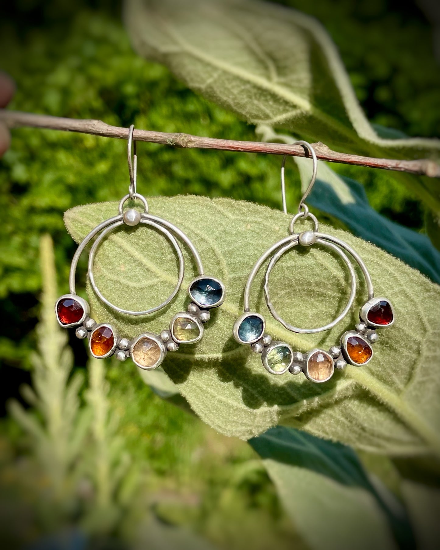 Rainbow Solstice Hoops
