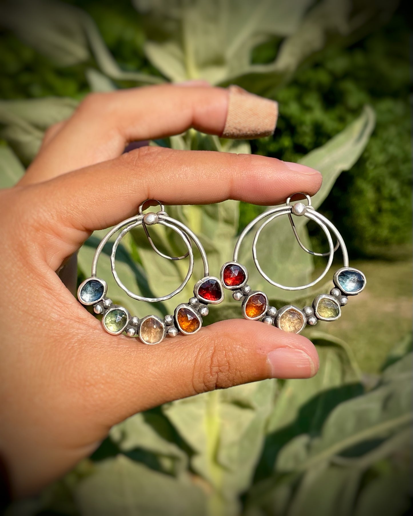 Rainbow Solstice Hoops
