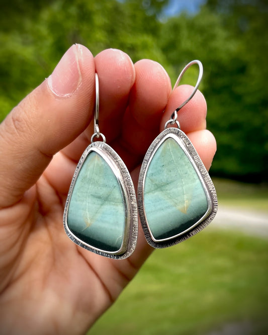 Polychrome Jasper Drop Earrings