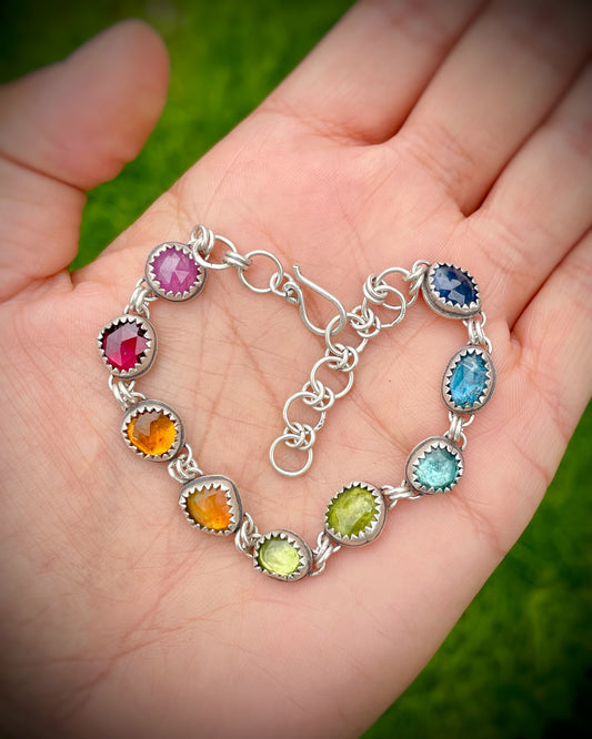 Rainbow Link Bracelet