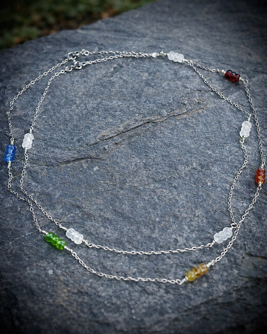 Gemstone Layer Necklaces