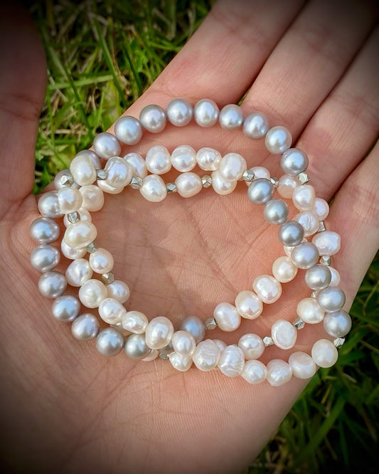 Freshwater Pearl Stretch Bracelet