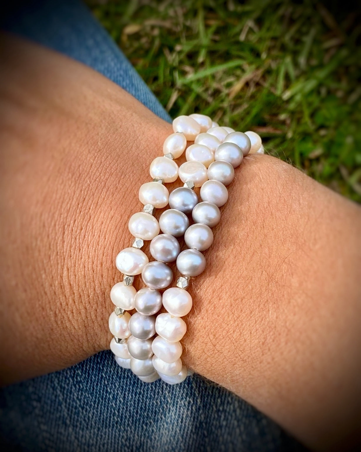 Freshwater Pearl Stretch Bracelet